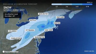 Revised forecast: 3-6 inches of snow Saturday afternoon into Sunday ...
