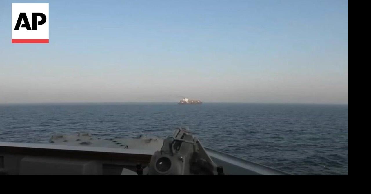 US Navy seizes an Iran-flagged ship near the Strait of Hormuz | Video ...