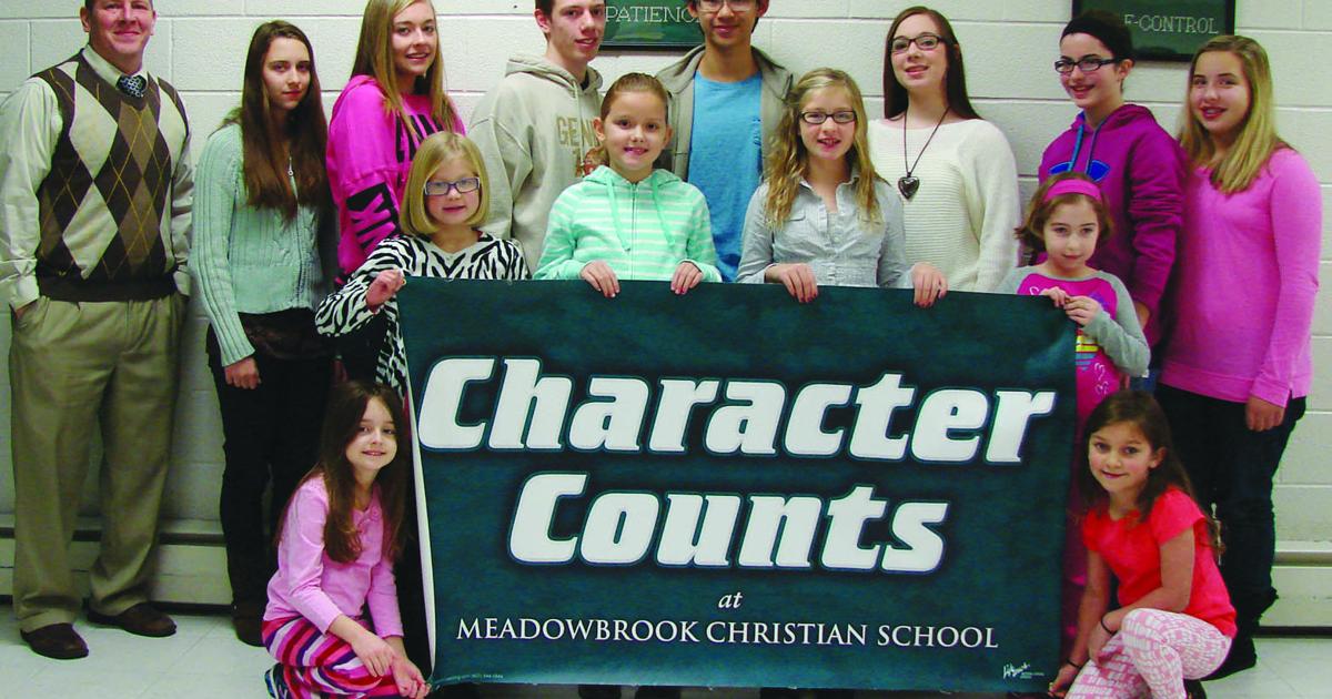 Meadowbrook Christian School Character Counts Awards Schools
