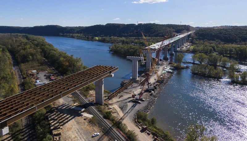 Central Susquehanna Valley Thruway River Bridge Piers Complete; Work To ...