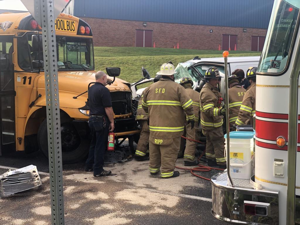 Update 3 Hurt 29 Students Shaken Up In Bus Van Head On Collision