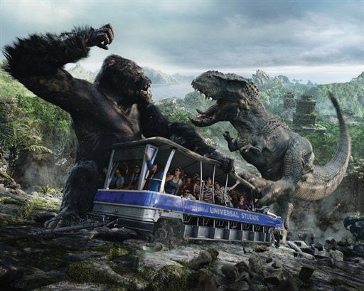 King Kong swings back to Universal Studios tomorrow