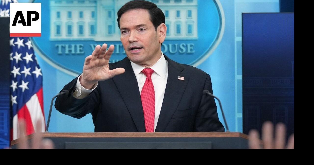 Rubio says he hopes China talks to Iran about opening the Strait of ...