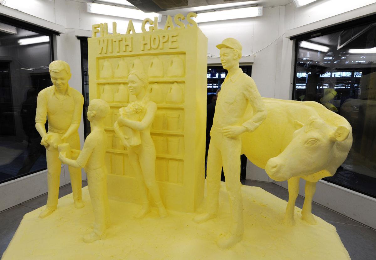Butter sculpture a Farm Show centerpiece News