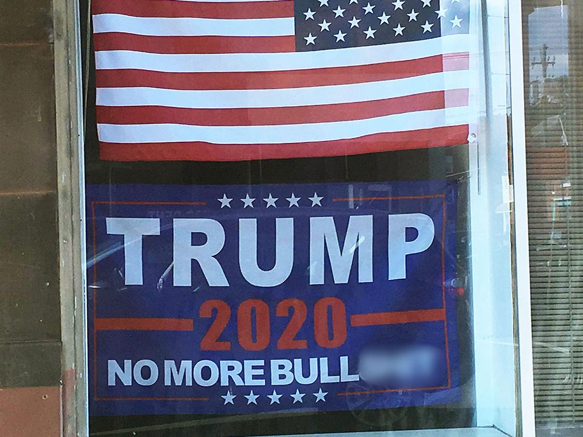 Campaign Sign Flag Stir Free Speech Argument In Sunbury News Dailyitem Com