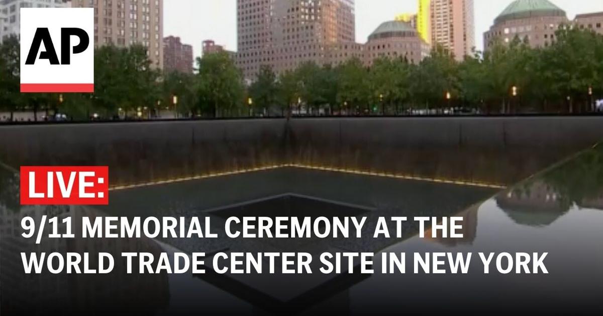 LIVE: 9/11 memorial ceremony at the World Trade Center site in New York ...