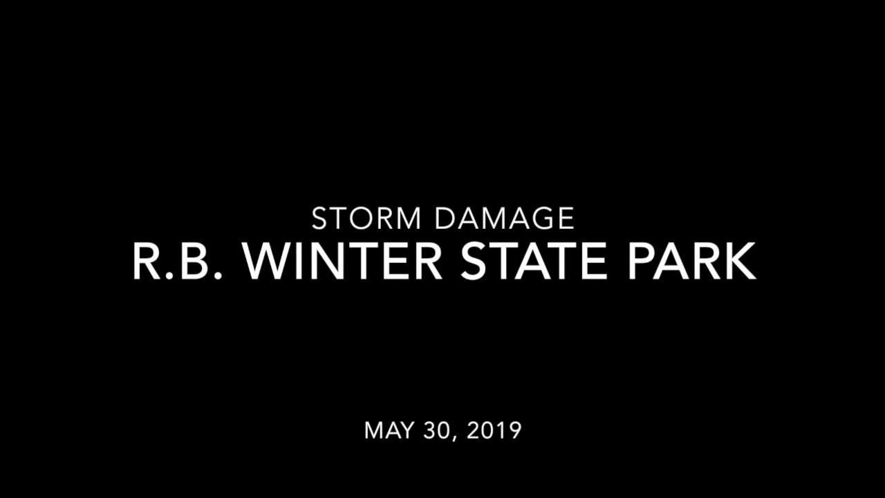 Downburst Not Tornado Damaged Trees At R B Winter News
