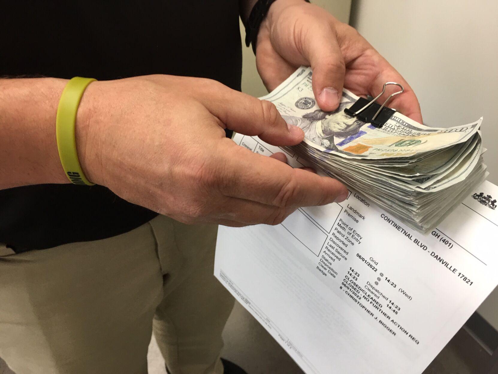 Danville police retrieve stack of fake $100 bills strewn on Route 54 | The  Danville News | dailyitem.com