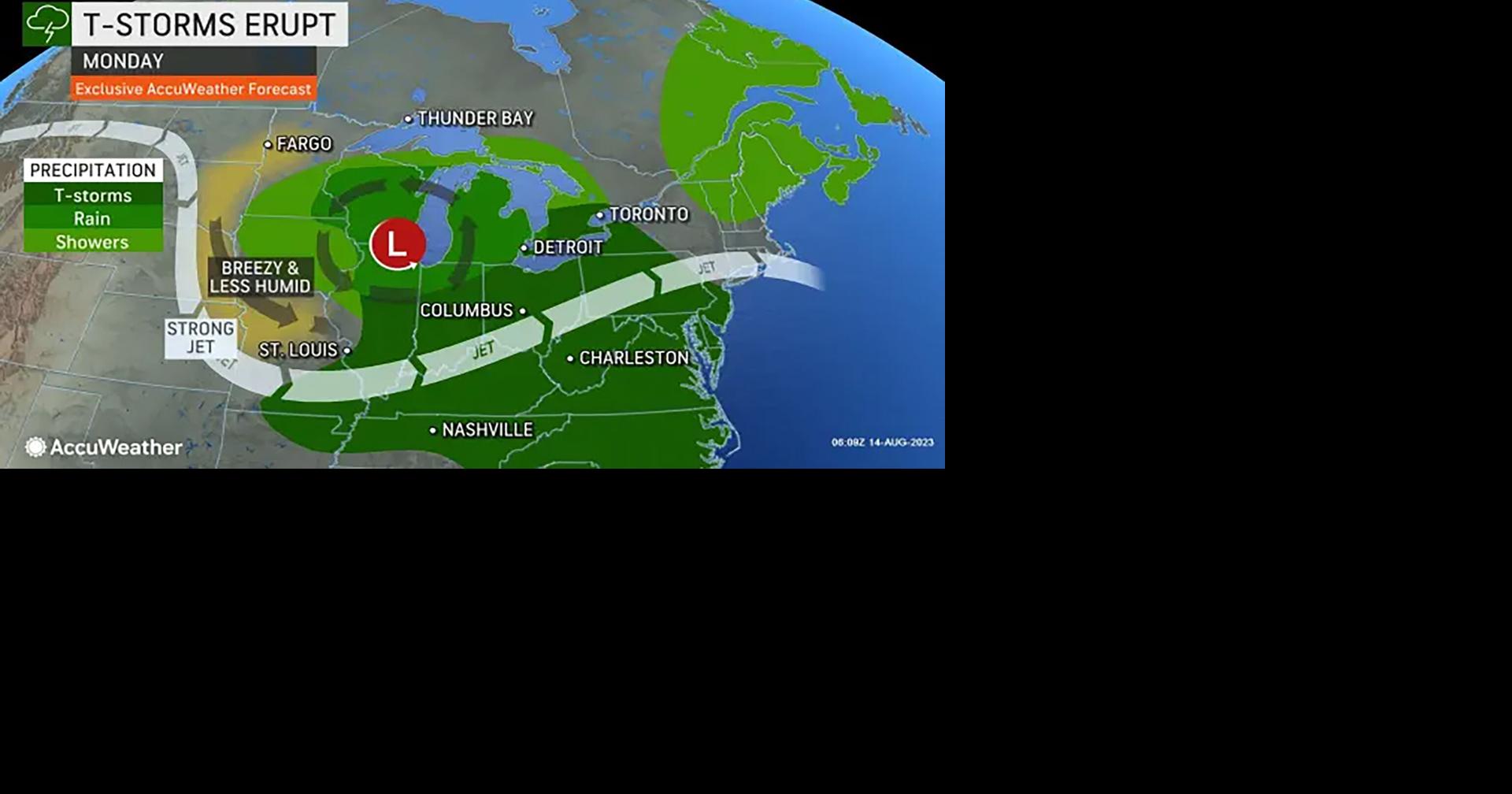 More thunderstorms possible today and tomorrow, nicer weather on ...