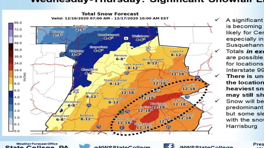 Forecast Entire Season Worth Of Snowfall Possible This Week Local News Dailyitem Com