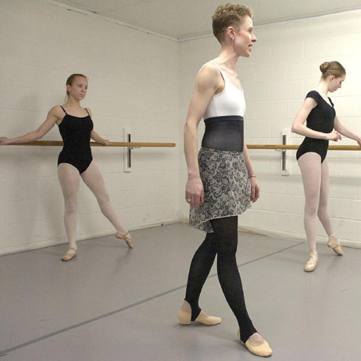 Ballet instructor coaches students to strive for excellence