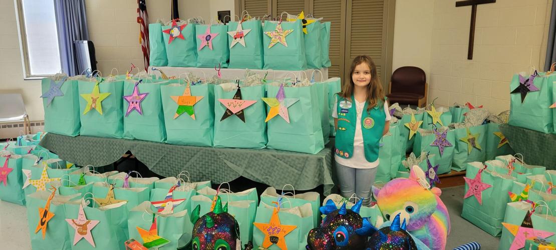 Fourth-grade Junior Girl Scout donates care packages to Mountain View ...