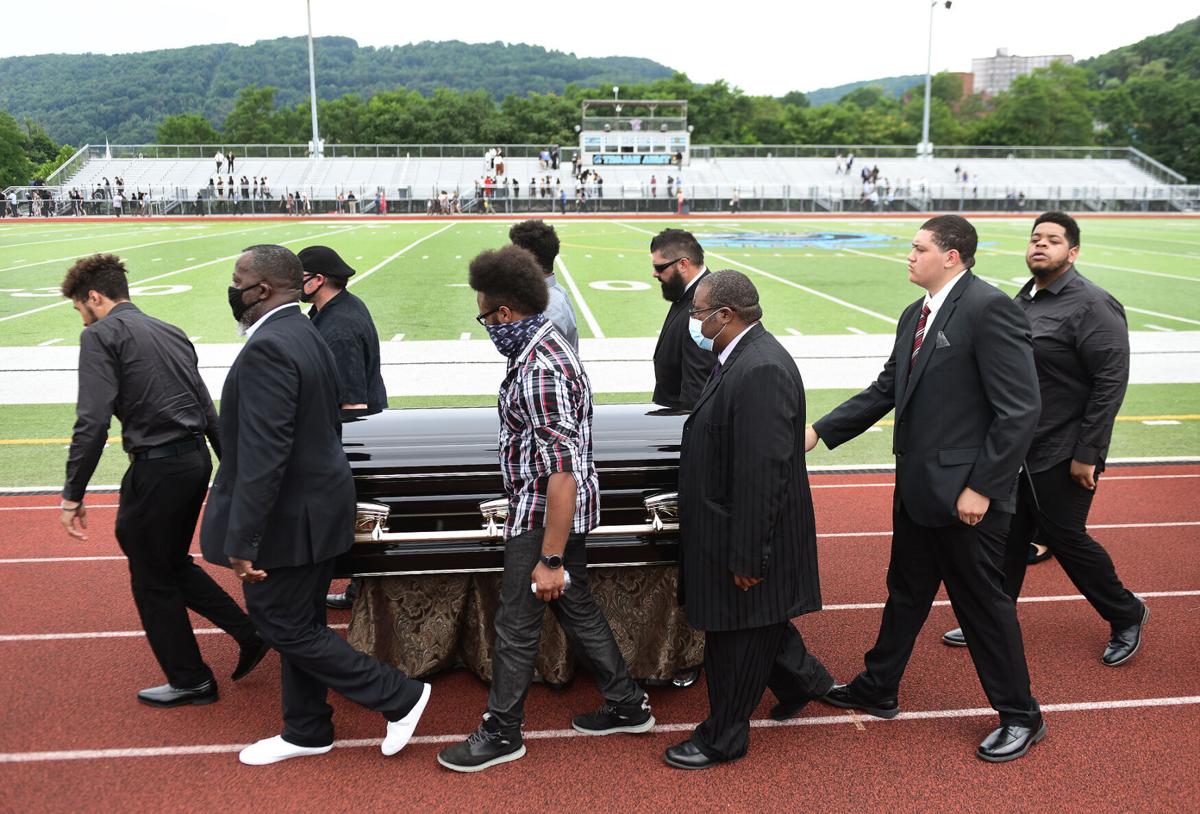 Carlton Haselrig Funeral | Trojan Stadium | Pall Bearers