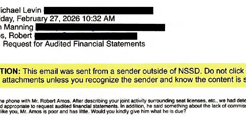 Official says Shikellamy business manager's emailed request for referral fee was 'friendly banter'