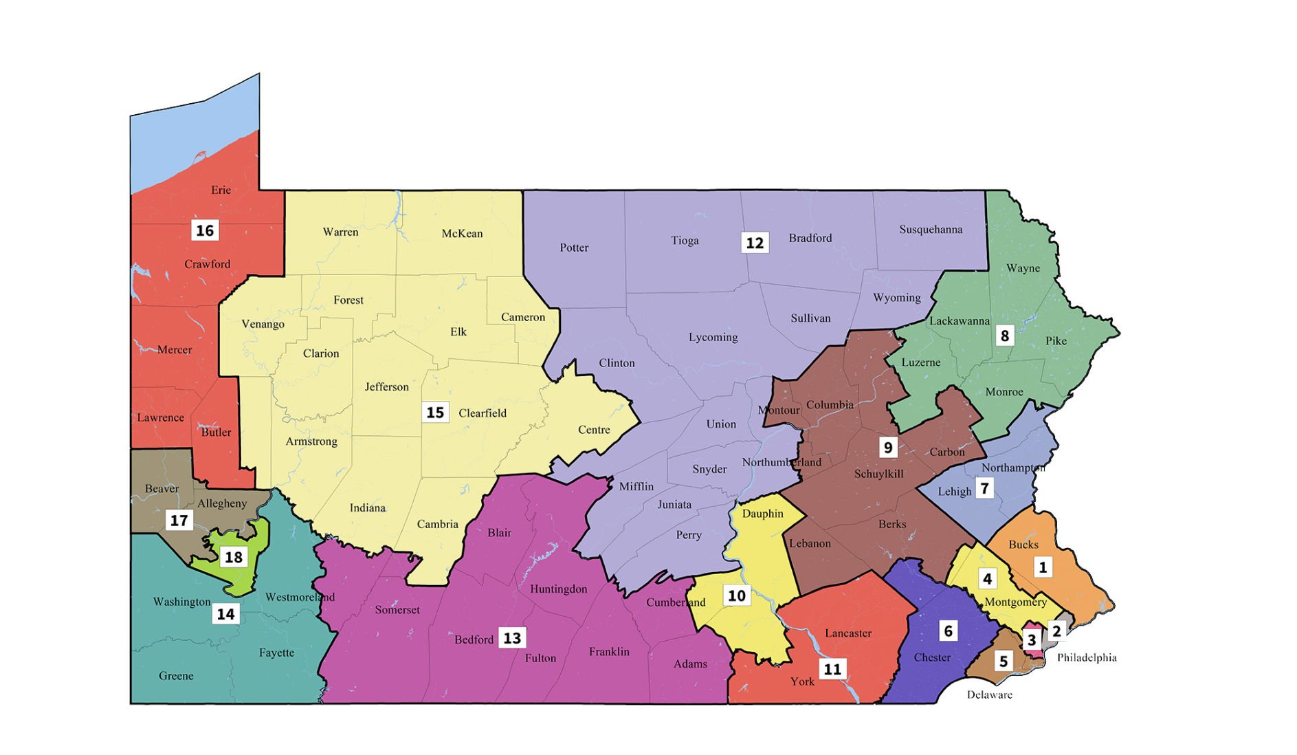 Pa Supreme Court S Redistricting Plan Modifies Boundaries Renumbers   5a8b670648a58.image 