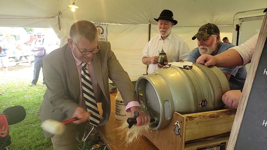 Mifflinburg's Oktoberfest kicks off with tapping of firkin News