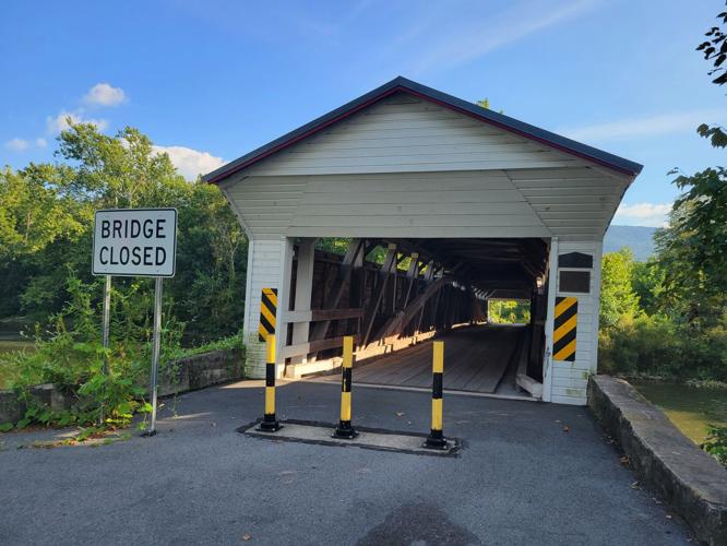 Historic covered bridge in Hartley Township headed toward