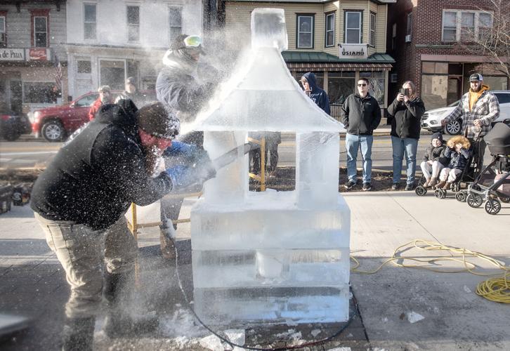 Ice Festival kicks off in Lewisburg with ice sculpture, carving News