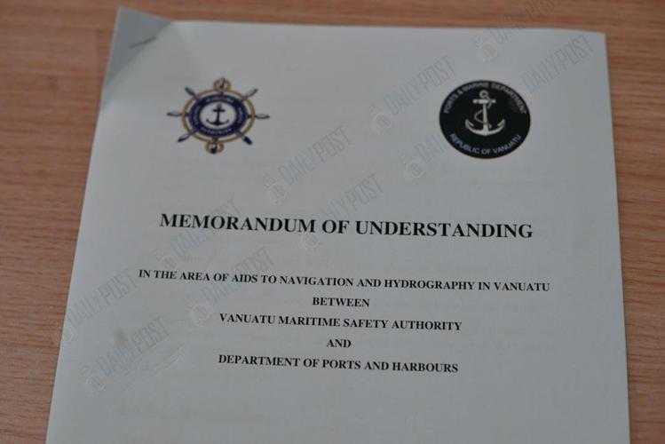 MOU to strengthen regulation of Aids to Navigation | News | dailypost.vu
