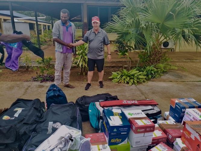 Santo Schools equipped with essential supplies from Australian Foundation News dailypost.vu