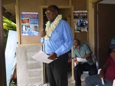 Minister of Health launches Penama Trachoma MDA campaign
