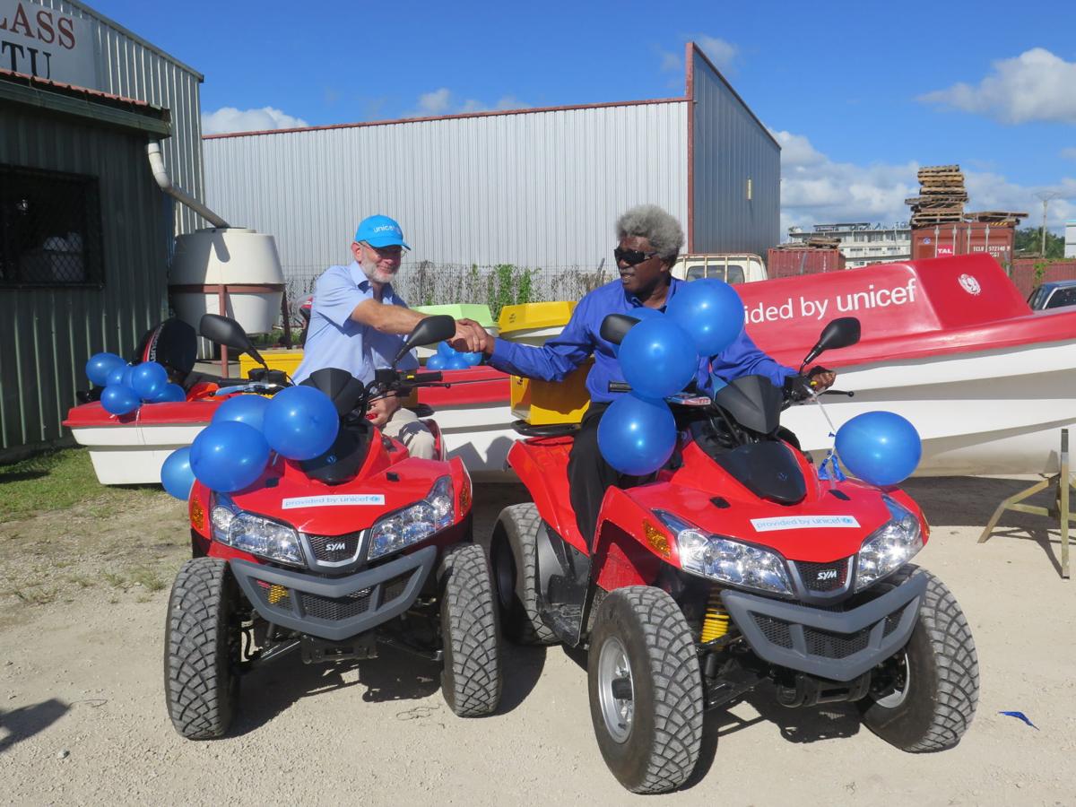 Boats and quad bikes to get children to school