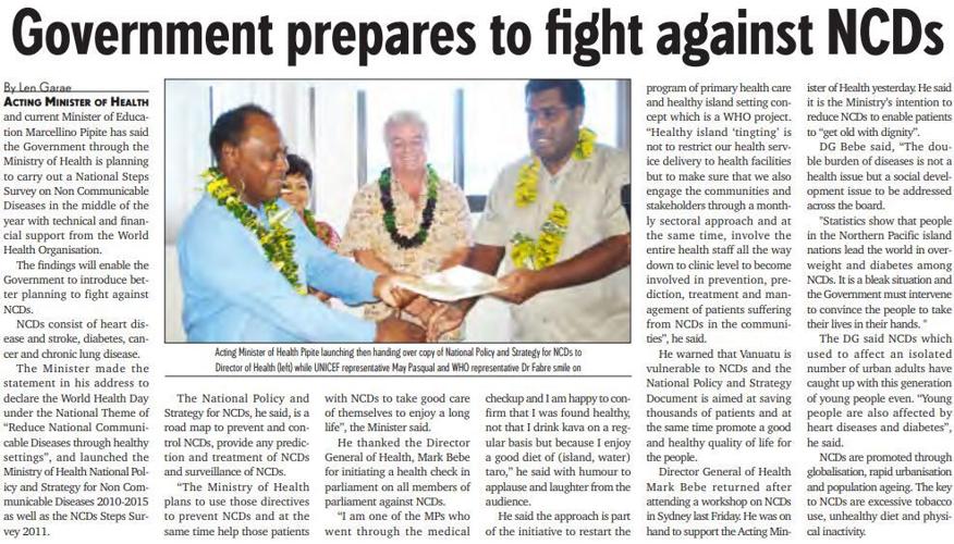 Throwback Thursday | News | dailypost.vu