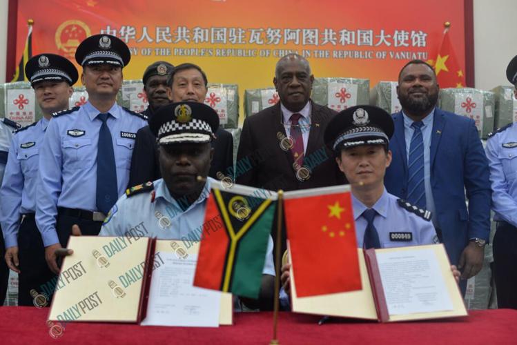 Chinese government donates VT34.43 million worth of Police supplies to ...