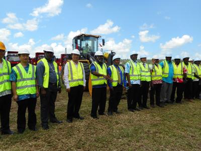 President Zhao says CCECC well suited for Bauerfield runway project