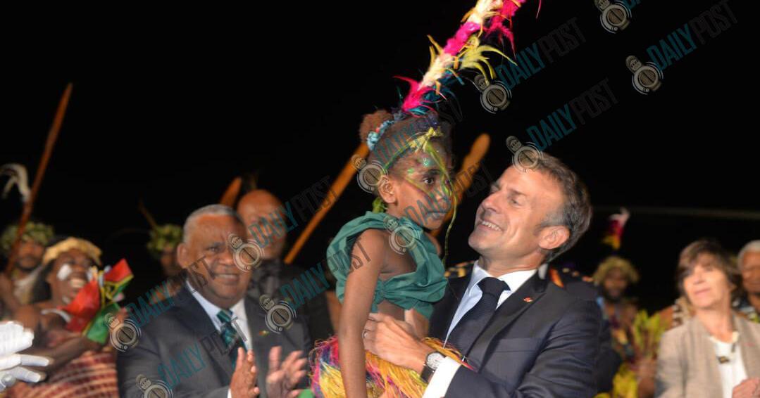 French President Macron in Vanuatu - Vimarsana News