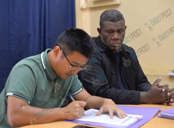 Contract signed for Tanna Correctional Center.