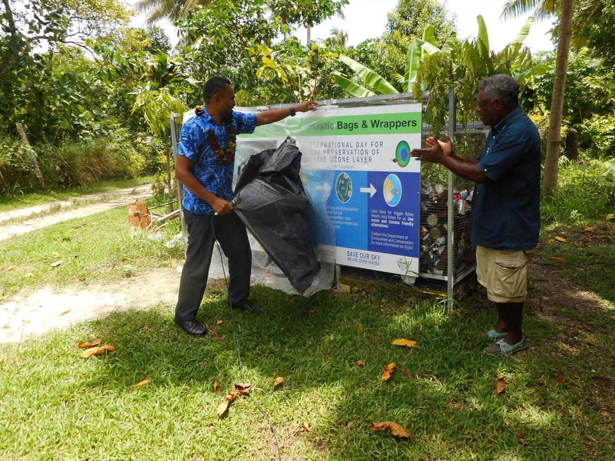 Trash bin for Erakor Bridge community launched