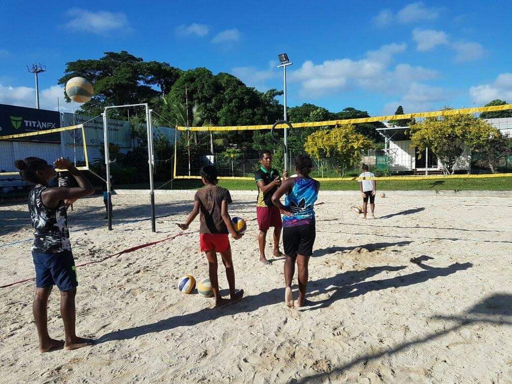 Vanuatu beach volleyball U16 joins the elite training Sports