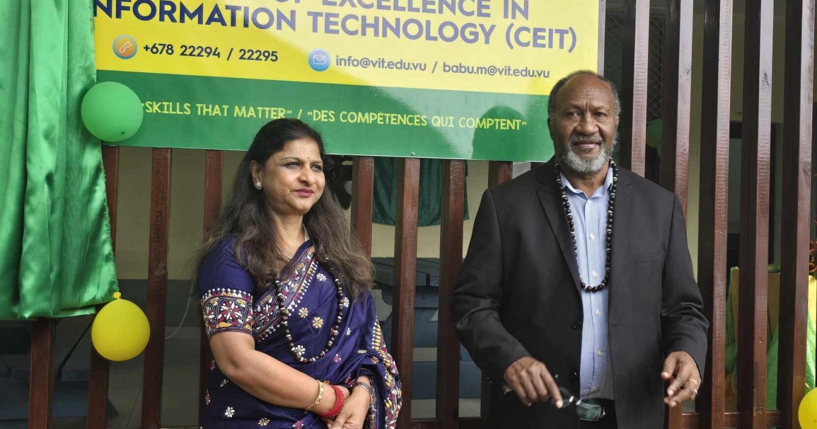 PM and Indian High Commissioner launch new ICT Centre - Vimarsana News
