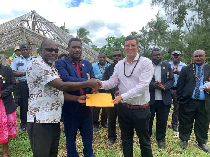 Luganville Chiefs Nakamal restored