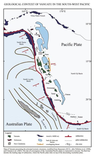 Down to the New Hebrides Trench again