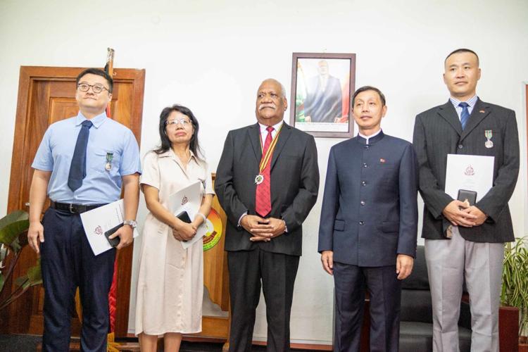 Head of State Awards Chinese Teachers News dailypost.vu