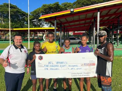 Four AFL Vanuatu Professional Players to Talent Camp in Australia