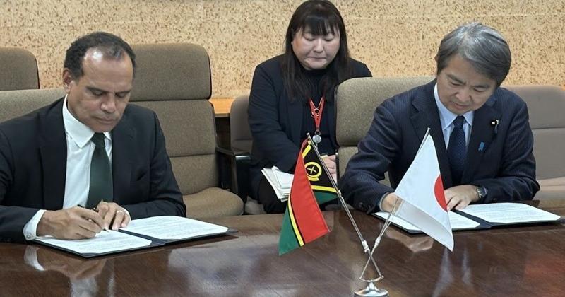 Vanuatu signs Waste Management Cooperation with Japan