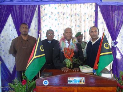 Overseas church donates towards rebuilding State Office