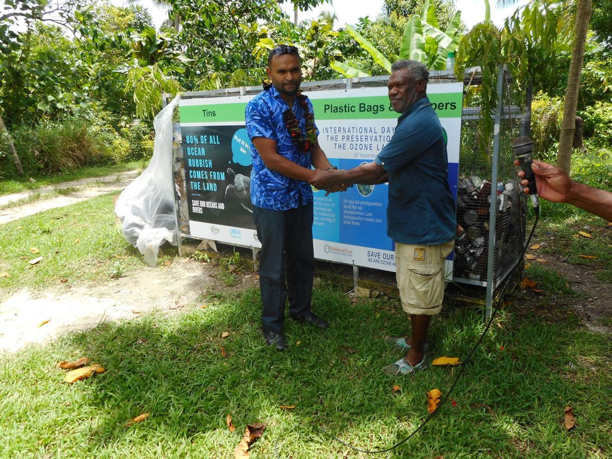 Trash bin for Erakor Bridge community launched