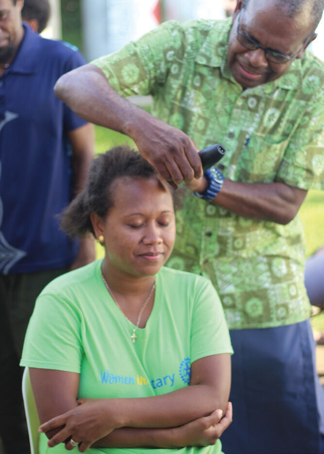 Children’s Ward Charity Haircut Fundraiser In Pictures