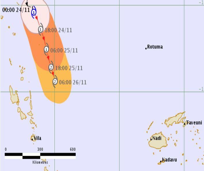 Cyclone Rita forms between Solomons and Vanuatu | News | dailypost.vu