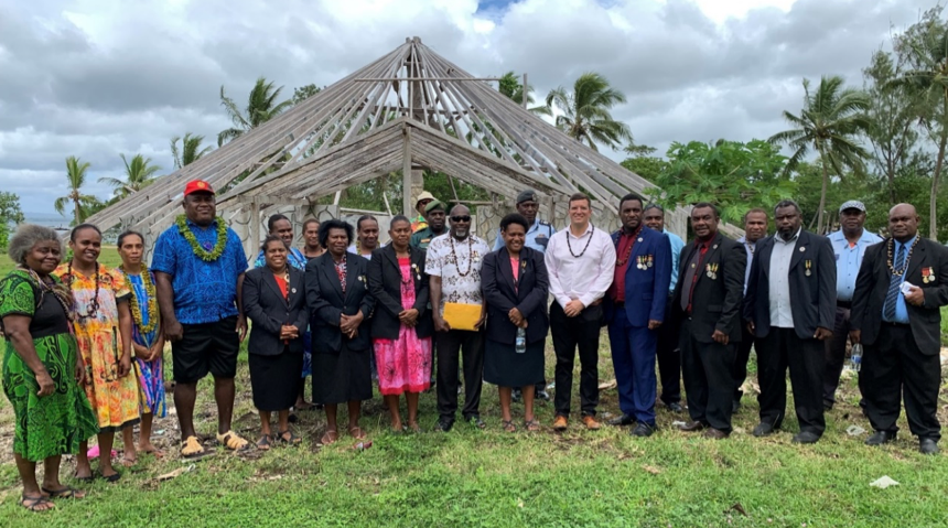 Luganville Chiefs Nakamal restored