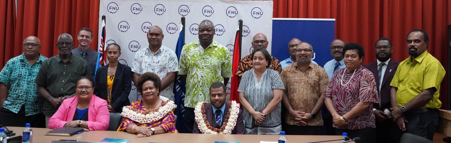 Moh Sign MOH signs MOU with FNU to strengthen human capacity | News | dailypost.vu