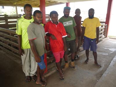 Southeast Ambrym farmers selling at Marope