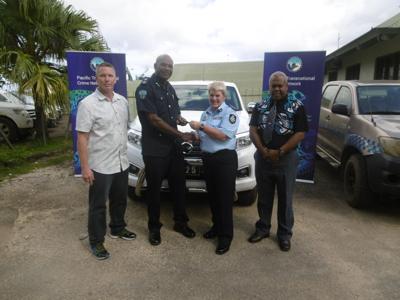 AFP donates vehicle to Vanuatu Police Force