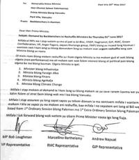 Government backbenchers demand sacking of five ministers