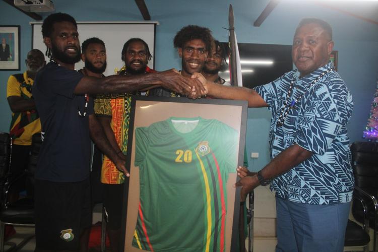 Dane Shefa SHEFA players in MSG squad rewarded | Sports | dailypost.vu