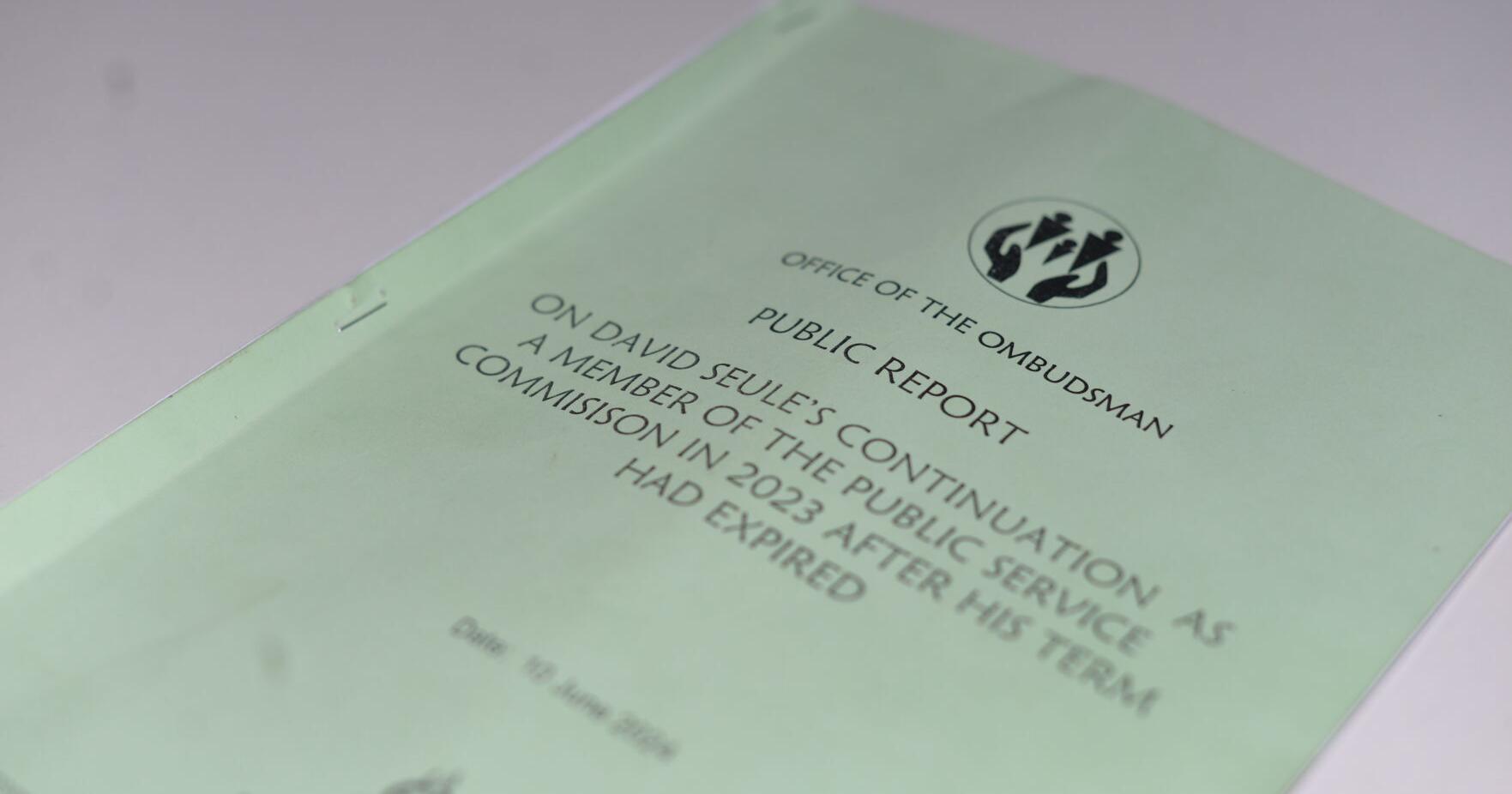 Ombudsman recommends termination of PSC Chair - Vimarsana News